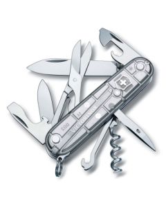 Victorinox Swiss Army Knife Climber- Silver Translucent